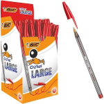 Penne Bic Cristal Large 1.6 Rosso 50 pz. - BIC-RED-202909