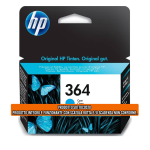 SOTTOCOSTO - HP 364 original ink cartridge cyan standard capacity 3ml 300 pages 1-pack with Vivera ink - SC-CB318EE
