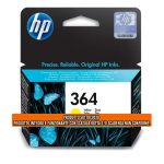 SOTTOCOSTO - HP 364 original ink cartridge yellow standard capacity 3ml 300 pages 1-pack with Vivera ink - CB320EE