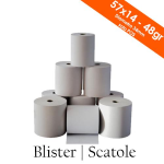 Rotolo Termico 57x18 POS DM34 48gr - RT5718-48GR