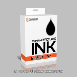 REMAN FOR USE INK CARTRIDGE  BLACK - KD-LC421XLBK 