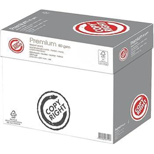 A4 COPY RIGHT 80GR – Carta A4 80gr Multipurpose PREMIUM (500 fogli) - A4-RIGHT