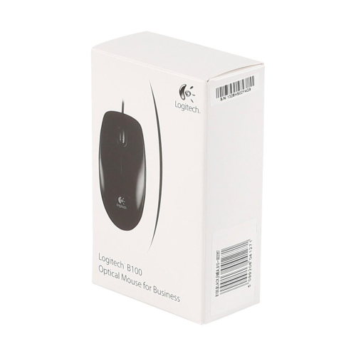 Mouse ottico cablato Logitech B100 USB nero - 910-003357