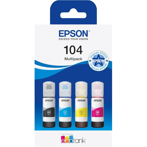 Epson 104 EcoTank MULTIPACK 4-COLORI - C13T00P640