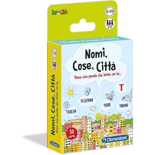 Nomi Cose e Citta' Carte Illustrate - CLE16563