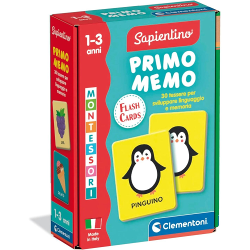 Sapientino Montessori Flashcards Primo Memo - CLE16830