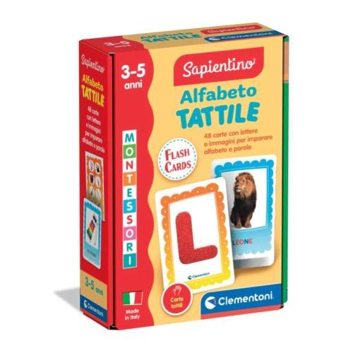 Sapientino Montessori Flashcards Alfabeto Tattile - CLE16838