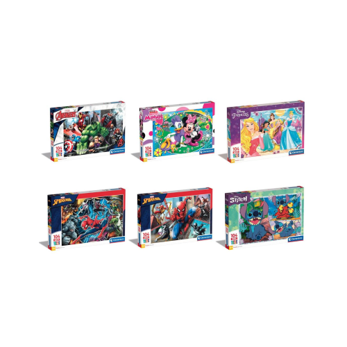 Puzzle 104 pezzi Maxi assortiti - CLE87793