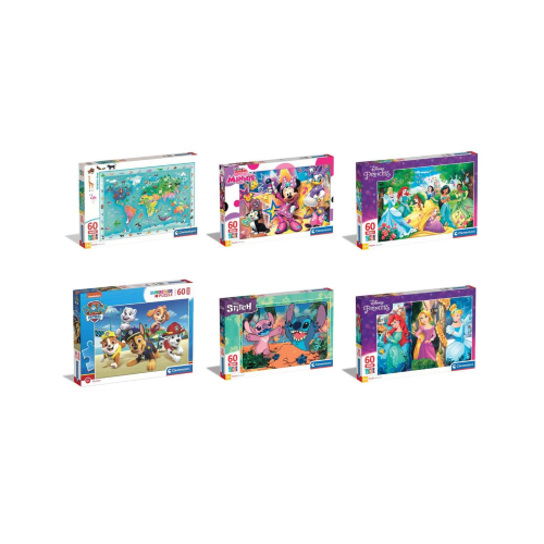 Puzzle 60pz Maxi assortiti - CLE87799