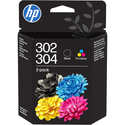 HP B82L1AE Inchiostro ORIGINALE / 302/304 BK, C, M, Y - X4D37AE/3JB05AE