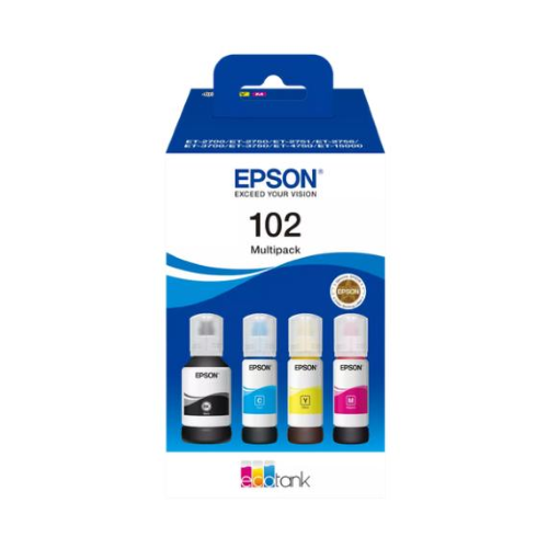 EPSON ECOTANK 102 MULTIPACK BK/C/M/G - C13T03R640
