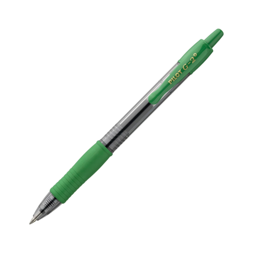 PILOT G2 07 - PENNA ROLLER A INCHIOSTRO GEL - RETRATTILE 0,7 MM - TRATTO 0,39 MM RICARICABILE - VERDE - BL-G2-7-V