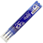 Pilot Frixion Ball Refill per Penna a Sfera, 0.7 mm BLU -  BLS-FR7-L-S3 (CF 3 PZ)
