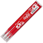 Pilot Frixion Ball Refill per Penna a Sfera, 0.7 mm ROSSO - BLS-FR7-R-S3 (CF 3 PZ)