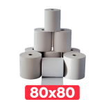 Rotoli Carta Termica per uso registratore di cassa -  80 x 80 - 55 GR -  RT8080