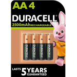 DURACELL - Batterie Rechargeable AA HR6/DC2500 RECH-AA-2500 - 5000394057203 - RECH-AA-2500