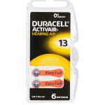 DURACELL - Batterie Specialistiche ActivAir DA13 Acustiche - 6 PK 5000394000000 - DUR13