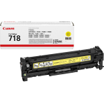 CANON 718 toner cartridge yellow standard capacity 2.900 pages 1-pack - 2659B002