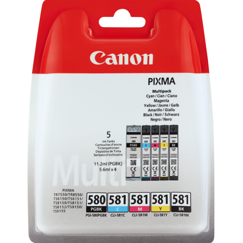 CANON INK PGI-580/CLI-581 BK/CMYK - 2078C005