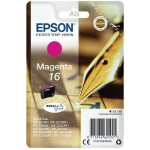 EPSON 16 ink cartridge magenta standard capacity 3.1ml 165 pages 1-pack blister without alarm - C13T16234012