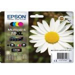 EPSON 18XL ink cartridge black and tri-colour high capacity 31.3ml 1-pack blister without alarm - C13T18164012