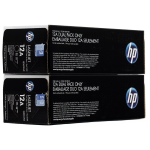 HP 12AD Laserjet original toner cartridge black standard capacity 2 x 2.000 pages 2-pack - Q2612AD