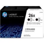 HP 26X Original LaserJet Toner Cartridges Black High Yield (2-pack) - CF226XD