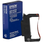 EPSON ERC38BR ribbon black and red black 1.500.000, colour 750.000 characters 1-pack - C43S015376